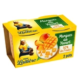 La Laitiere Mango yoghurt 2x110g