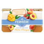 La fermiere yoghurts Peach and Mango 2x160g