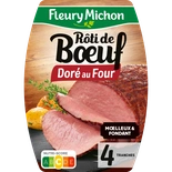 Fleury Michon Roast Beef x 4 slices 120g