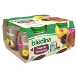 Bledina pot Apple & Prunes 4x130g from 4 month