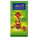 Lindt Chocoletti praline milk chocolate hazelnuts 100g