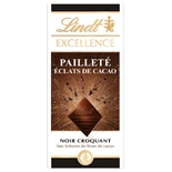 Lindt Excellence Cocoa sparkle chips 100g