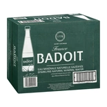 Badoit sparkling mineral water glass bottle 20x50cl