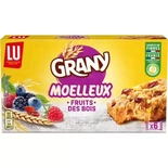 LU Grany soft cereal bars forest fruits x 6 192g