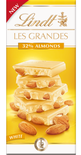 Lindt Les Grandes White chocolate 32% Almonds 150g
