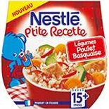 Nestle P'tite recette Vegetable Basquaise chicken 2x200g from 15 months