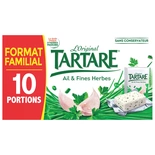 Tartare garlic & herbs spread cheese x10 portions 140g