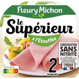 Fleury Michon Ham Le Superieur x2 slices pork rind free 70g