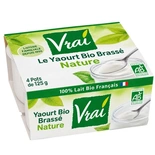 Vrai Stirred Plain Yogurt Organic 4x125g