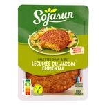 Sojasun Garden vegetable soy galettes with emmental cheese  2x100g