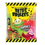 Verquin Tetes Brulees Barres Strawberry & Apple 200g