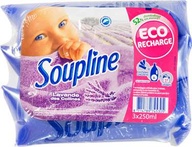 Soupline fabric softener Lavender Freshness 3x200ml refill