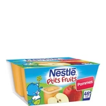 Nestle P'tits fruits Plain Apples from 6 months 4x100g