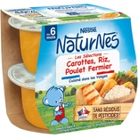 Nestle Naturnes Carrots, Rice & Chicken 2x200g from 6 months