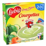 Liebig Courgette & Laughing Cow soup 2x30cl