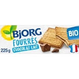 Bjorg Milk Chocolate filled biscuits ORGANIC 225g