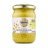 Biona Organic Mustard Wholegrain 200g