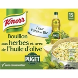 Knorr Puget Olive oil & herbs bouillon stock cube x15