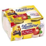 La Laitiere Strawberry yogurts 4x125g