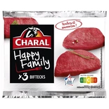 Charal Beef Steak extra tender happy family x3 300g