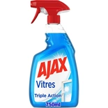 Ajax Glass cleaner spray triple action 750ml
