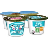 Les 2 Vaches plain Organic yogurts 4x115g