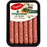 Auchan or Carrefour Chipolatas Sausages with Herbs x6 330g
