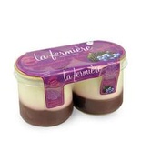 La Fermiere Raspberry & Rhubarb Yoghurt 2x160g