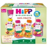 Hipp Organic Fruits Dessert Pouches 4 varieties from 4 months 8x90g