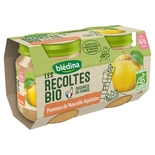 Bledina Organic Apple from 6 months 2x130g