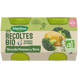 Bledina Organic Brocoli & Potatoes from 4 months 2x130g
