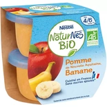 Nestle Naturnes Apple & Banana Organic from 4 months 2x115g