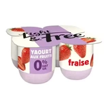 Danone Taillefine Strawberry yogurt 0% FAT 4x125g