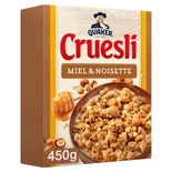 Quaker Cruesli Cereals Hazelnut & Honey 450g