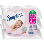 Soupline fabric softener hypoallergenic 3x200ml refill