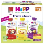Hipp Gourde Fruit Pouches 3 Varieties Organic 8x120ml