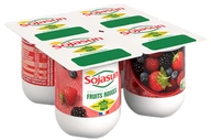 Sojasun Red fruits with chunks soya yogurts 4x100g
