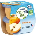 Nestle Naturnes Plain Apple organic from 4 months 2x115g