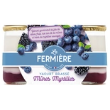 La Fermiere Blackberry & Bluberry yogurts 2x160g