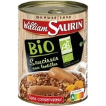 William Saurin Sausages with lentils Organic 420g