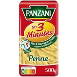 Panzani Penne Rigate pasta 3 minutes 500g