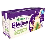 Bledina Blediner Milk with Courgettes 2x250ml from 6 months