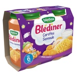 Bledina Blediner Carrot Semolina From 6 Months 2x200g