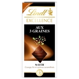 Lindt Excellence Dark with 3 Seeds 100g