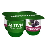 Danone Activia Prunes yogurts 4x125g
