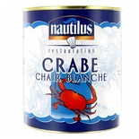 Crab White meat Tin 4/4 Nautilus 800g