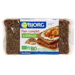 Bjorg Whole wheat bread 3 cereals ORGANIC 500g