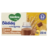 Bledina Bledidej Chocolate biscuit 4x250ml from 12 months