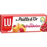 LU Raspberry wafers Paille d'or 170g