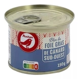 Auchan South West Duck Foie Gras Block 150g